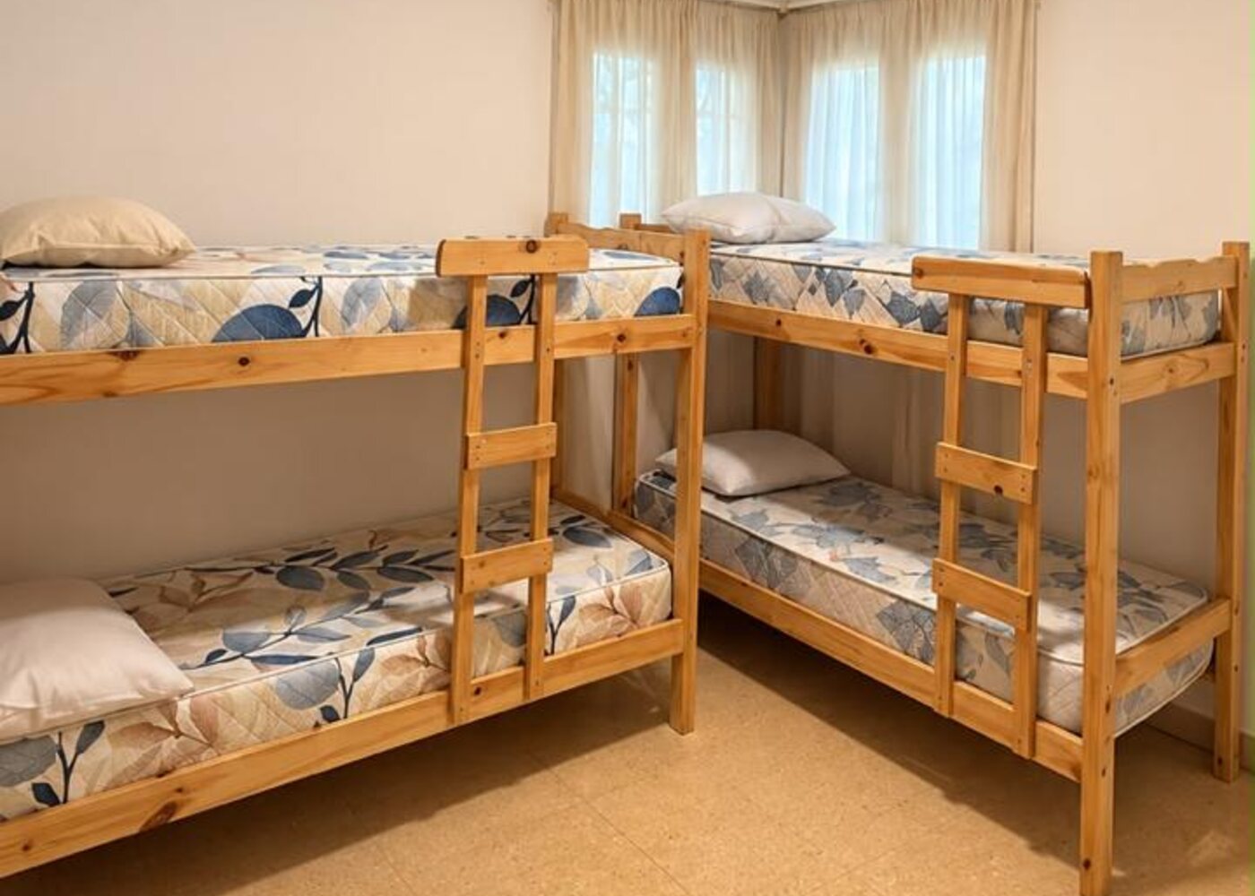Dormitorio con camas cucheta del Chalet Grande